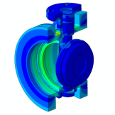 Valve FEA Image