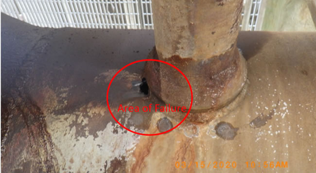 FCC Overead Line Failure